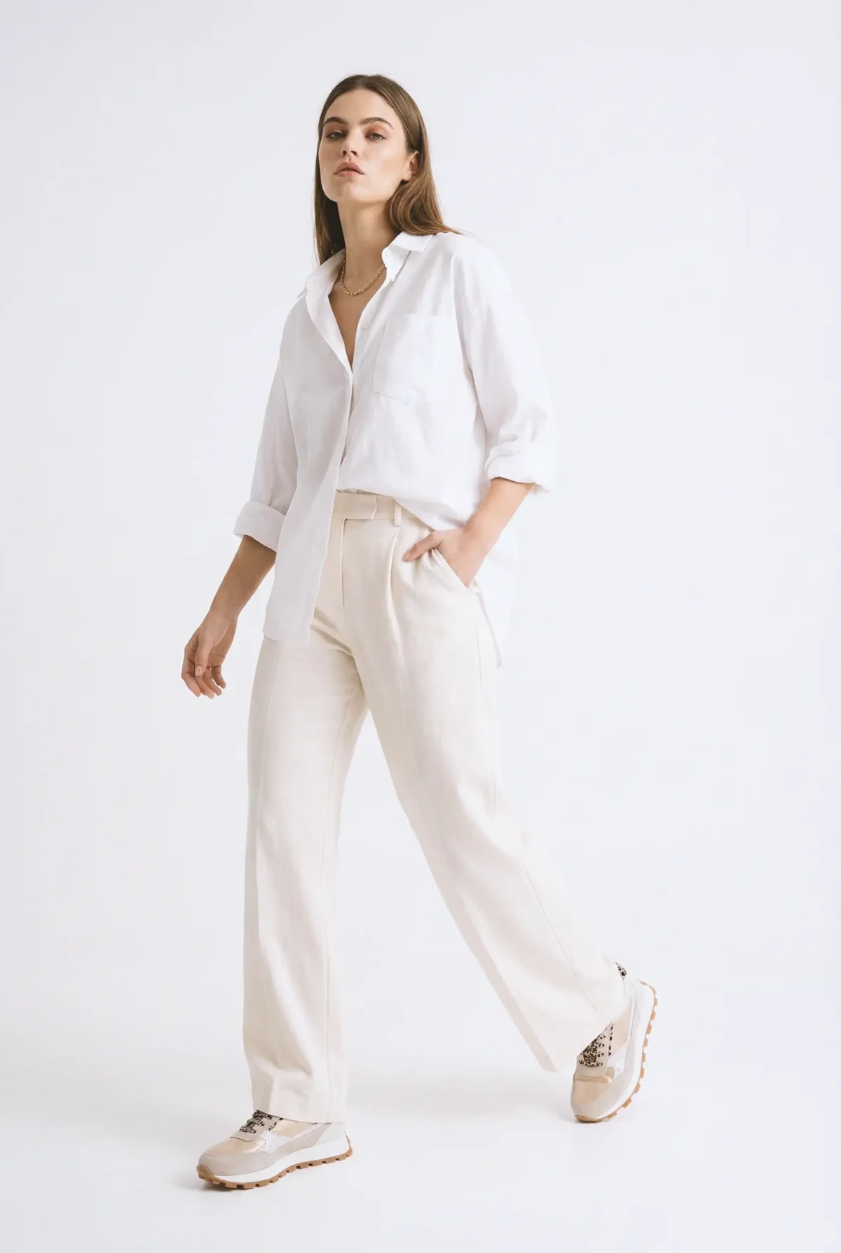 zlatno bez patike leopard