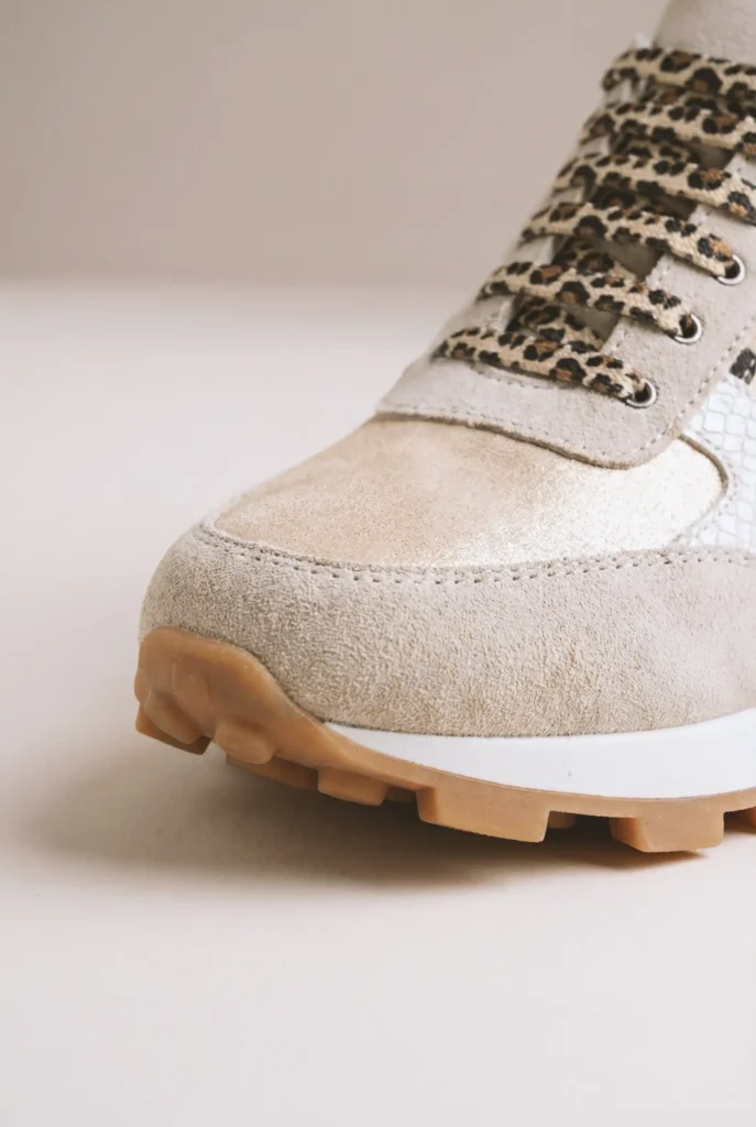 zlatno bez patike leopard