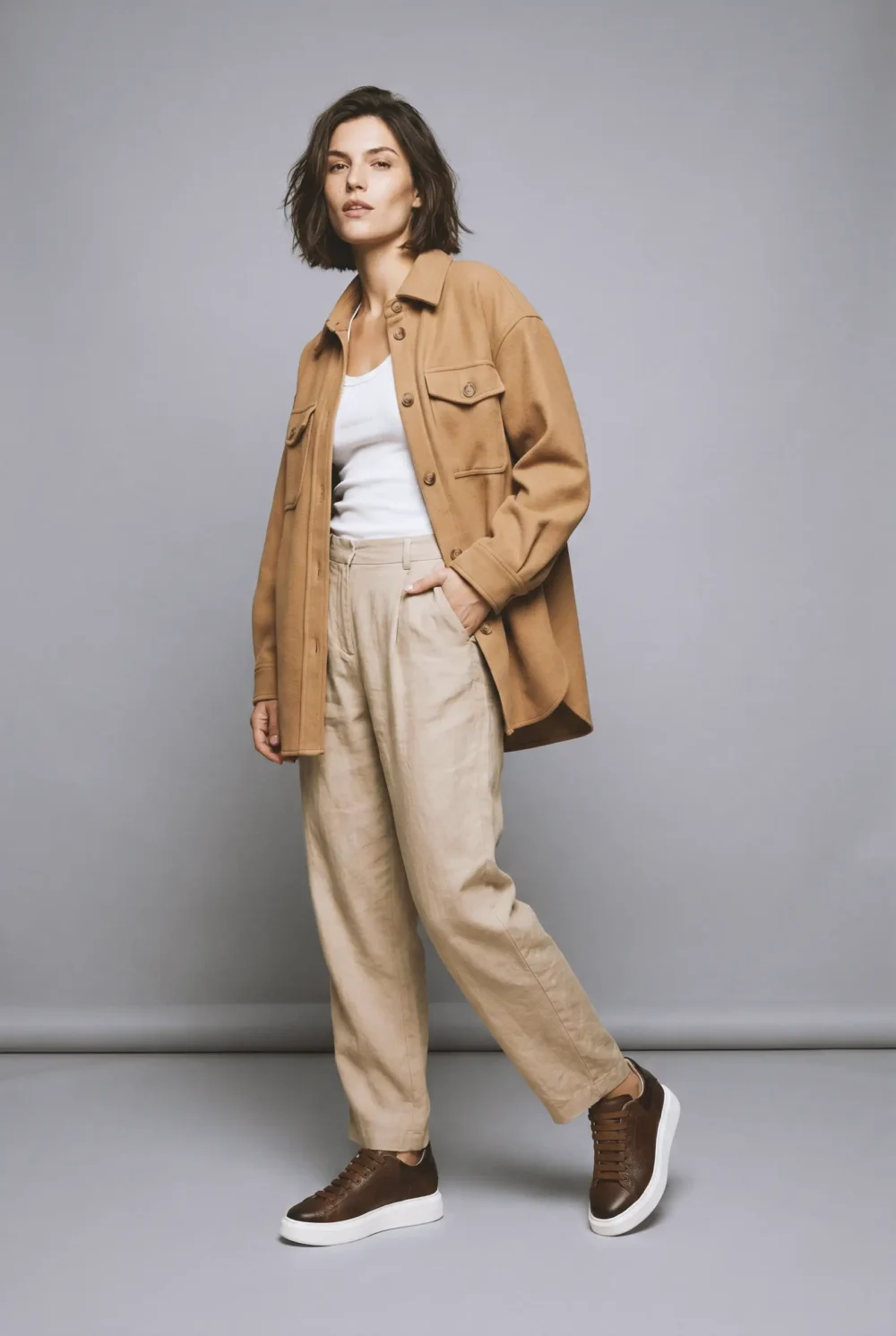 braon patike snake print