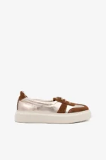 Zlatne metalik patike