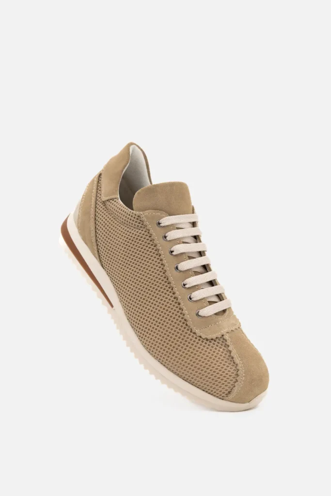 patike od brušene kože i mrežice