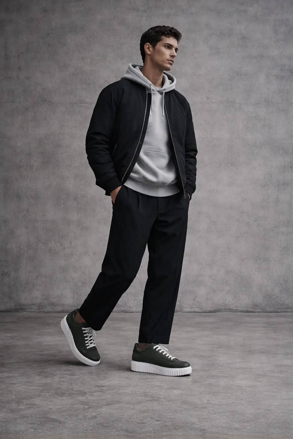 maslinaste patike nubuk