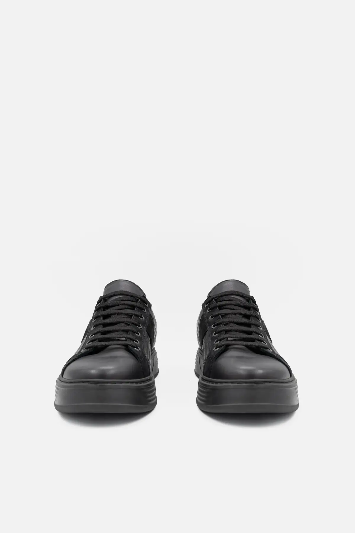 Crne platform patike